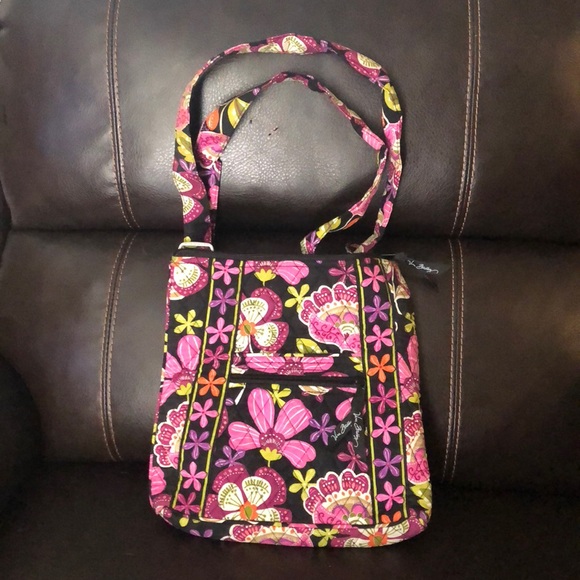 Vera Bradley Shoulder Pirouette Pink Crossbody Bag - Picture 1 of 4